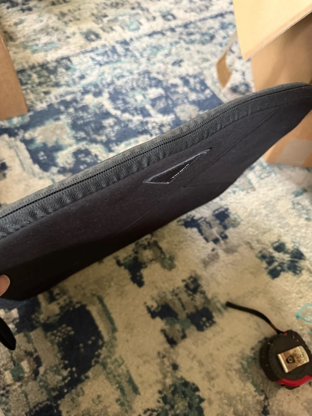 Targus Black Padded Laptop computer Sleeve with Triangular Logo Neoprene 15inch